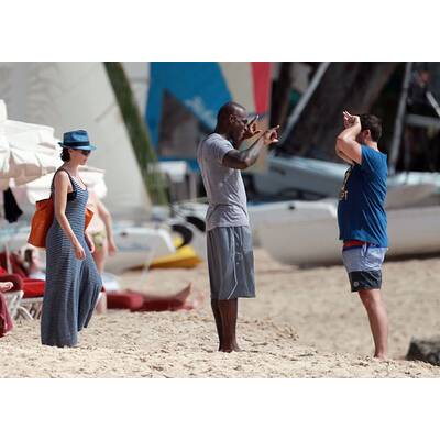 Danii Minogue & Tyson Beckford auf Barbados