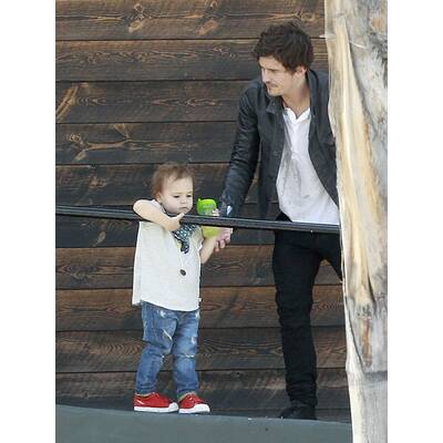 Orlando Bloom mit seinem süßen Sohn Flynn