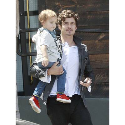 Orlando Bloom mit seinem süßen Sohn Flynn