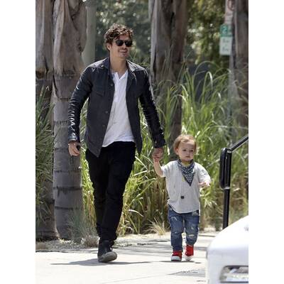 Orlando Bloom mit seinem süßen Sohn Flynn