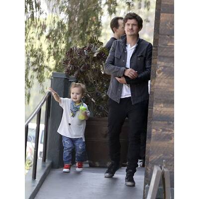 Orlando Bloom mit seinem süßen Sohn Flynn