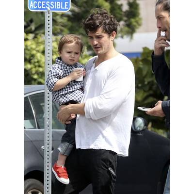 Orlando Bloom mit seinem süßen Sohn Flynn