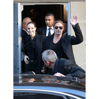 Angelina Jolie und Brad Pitt zeigen ihre Liebe