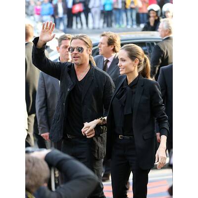 Angelina Jolie und Brad Pitt zeigen ihre Liebe