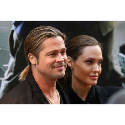 Angelina Jolie und Brad Pitt zeigen ihre Liebe