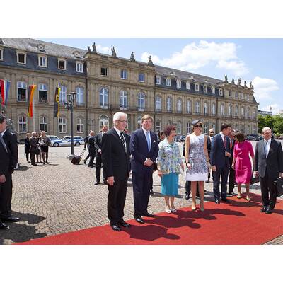 Königin Máxima strahlt bei Auslandsbesuch