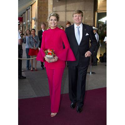 Königin Máxima strahlt bei Auslandsbesuch