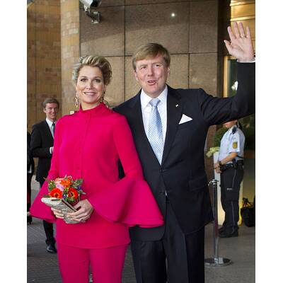 Königin Máxima strahlt bei Auslandsbesuch