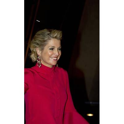 Königin Máxima strahlt bei Auslandsbesuch