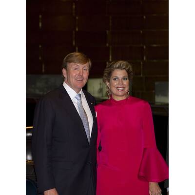 Königin Máxima strahlt bei Auslandsbesuch