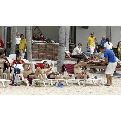 Strandzeit für Spaniens Starkicker