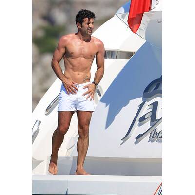 Ex-Fußballer Luis Figo im Urlaub auf Ibiza