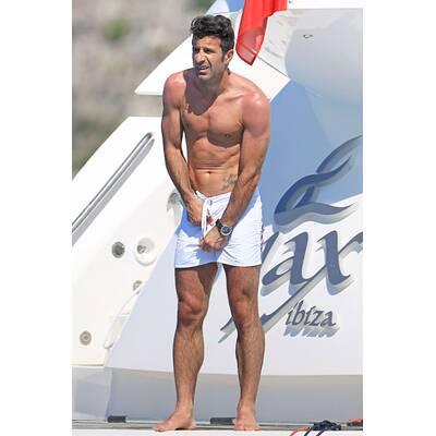 Ex-Fußballer Luis Figo im Urlaub auf Ibiza