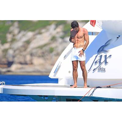 Ex-Fußballer Luis Figo im Urlaub auf Ibiza