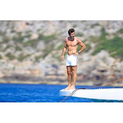 Ex-Fußballer Luis Figo im Urlaub auf Ibiza