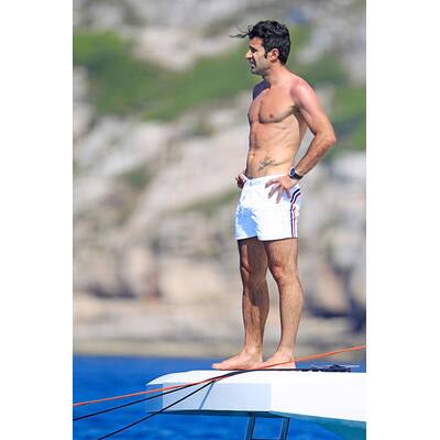 Ex-Fußballer Luis Figo im Urlaub auf Ibiza