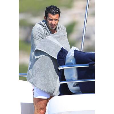 Ex-Fußballer Luis Figo im Urlaub auf Ibiza