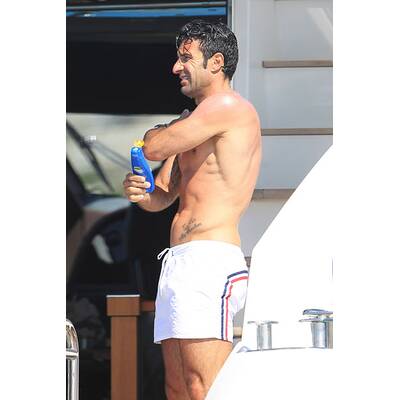 Ex-Fußballer Luis Figo im Urlaub auf Ibiza