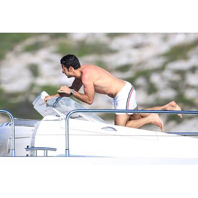 Ex-Fußballer Luis Figo im Urlaub auf Ibiza