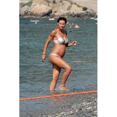 Michelle Hunziker genießt den Urlaub