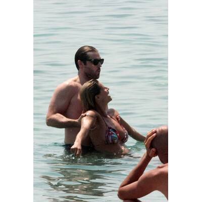 Michelle Hunziker genießt den Urlaub