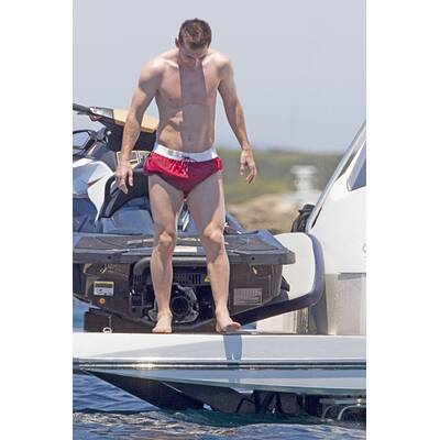 Lionel Messi, Cesc Fàbregas mit Familie auf Urlaub