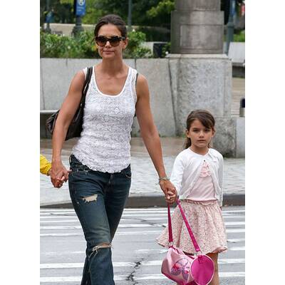 Katie Holmes und Töchterchen Suri in New York