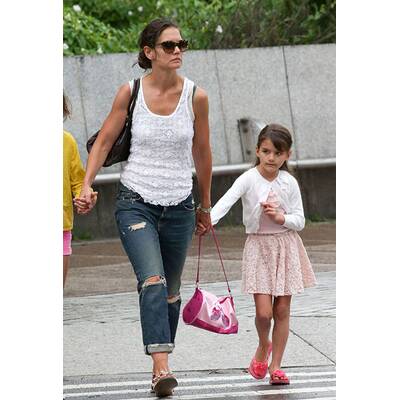 Katie Holmes und Töchterchen Suri in New York