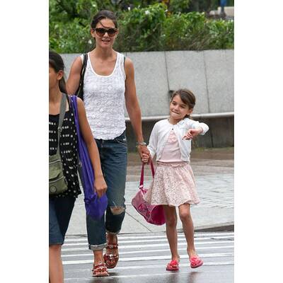 Katie Holmes und Töchterchen Suri in New York