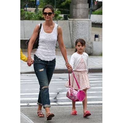 Katie Holmes und Töchterchen Suri in New York