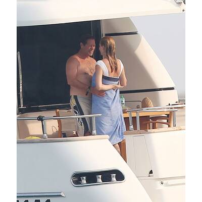 Uma Thurman urlaubt noch immer in St. Tropez