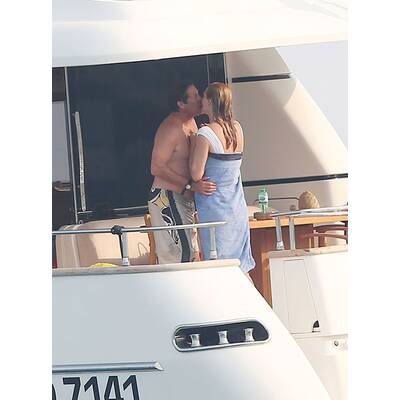 Uma Thurman urlaubt noch immer in St. Tropez