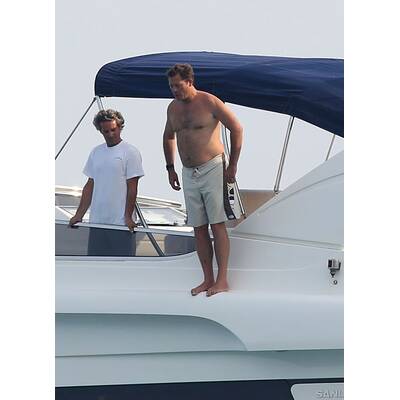 Uma Thurman urlaubt noch immer in St. Tropez