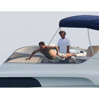 Uma Thurman urlaubt noch immer in St. Tropez