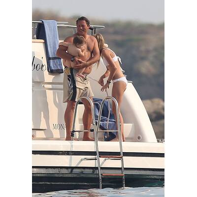 Uma Thurman urlaubt noch immer in St. Tropez