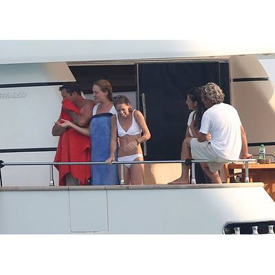 Uma Thurman urlaubt noch immer in St. Tropez