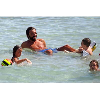 Andrea Pirlo kühlt sich ab