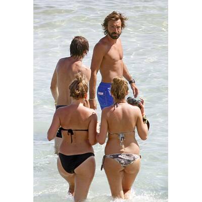 Andrea Pirlo kühlt sich ab