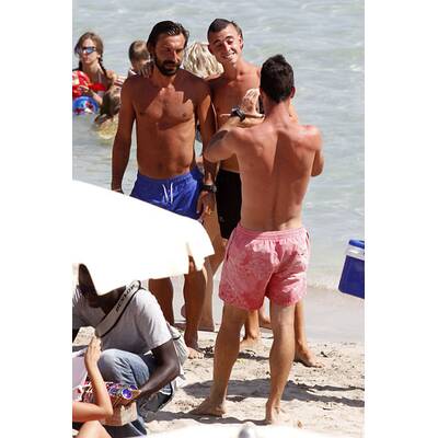 Andrea Pirlo kühlt sich ab