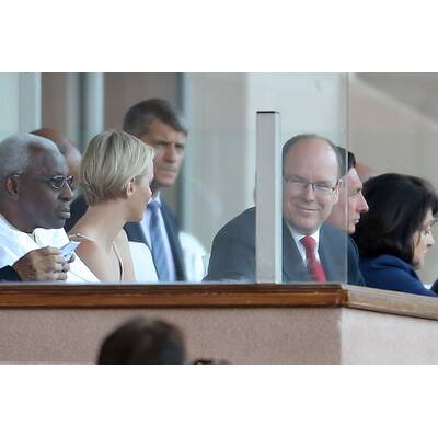 Charlène & Albert bei den 