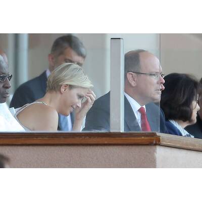 Charlène & Albert bei den 