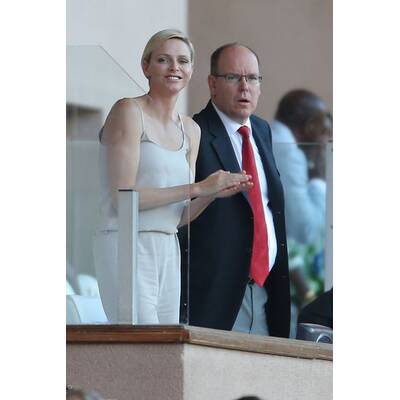 Charlène & Albert bei den 