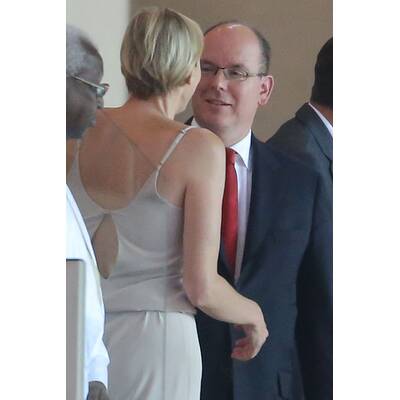 Charlène & Albert bei den 