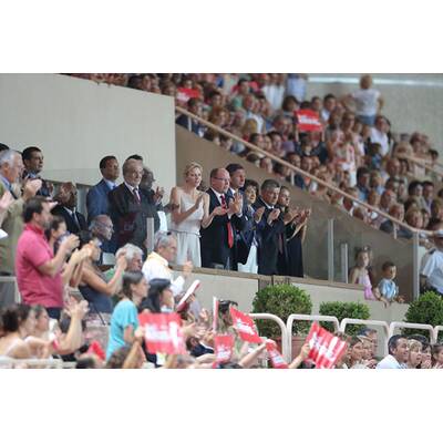 Charlène & Albert bei den 