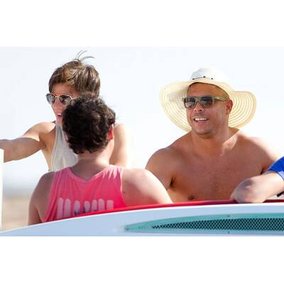 Ronaldo genießt den Strand-Urlaub mit seiner Familie