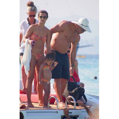 Ronaldo genießt den Strand-Urlaub mit seiner Familie