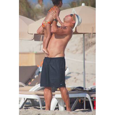 Ronaldo genießt den Strand-Urlaub mit seiner Familie