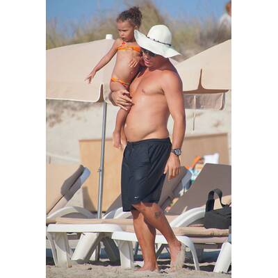 Ronaldo genießt den Strand-Urlaub mit seiner Familie