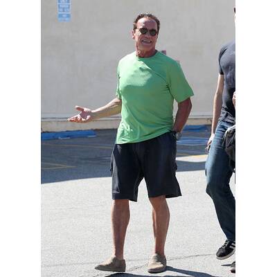 Patrick & Arnold Schwarzenegger genießen Vater-Sohn-Zeit