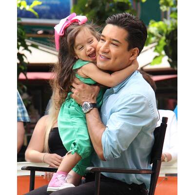 Mario Lopez' Töchterchen Gia ist ein Papa-Kind